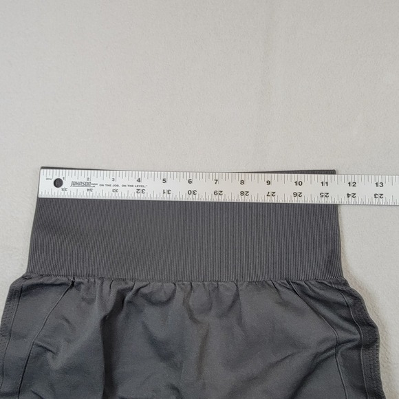 Halara Seamless Gray High Waisted Tummy Control Butt Lifting Yoga Leggings M 7/8 - Picture 6 of 8